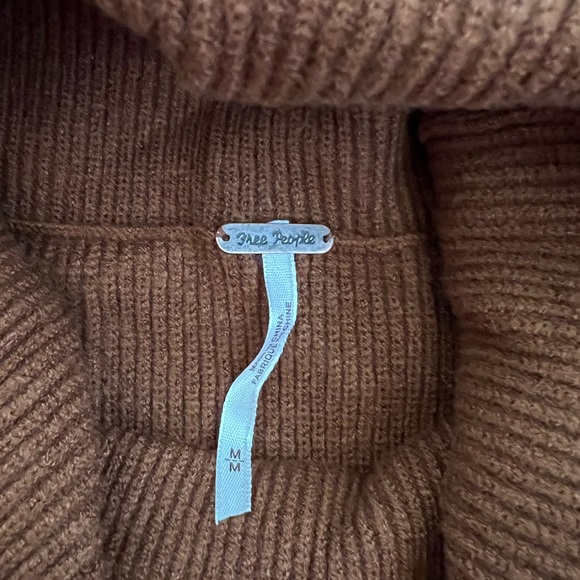 Free People Softly structured knit tunic, medium, tobacco - Picture 3 of 4